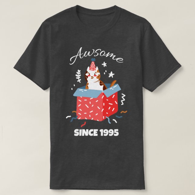 Camiseta Incrível desde 1995 (Frente do Design)