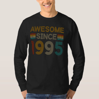 Camiseta Incrível desde 1995 29 anos 29 anos Noite Engraçad