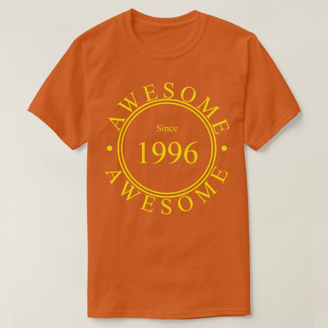 Camiseta Incrível Desde 1996 (Frente do Design)