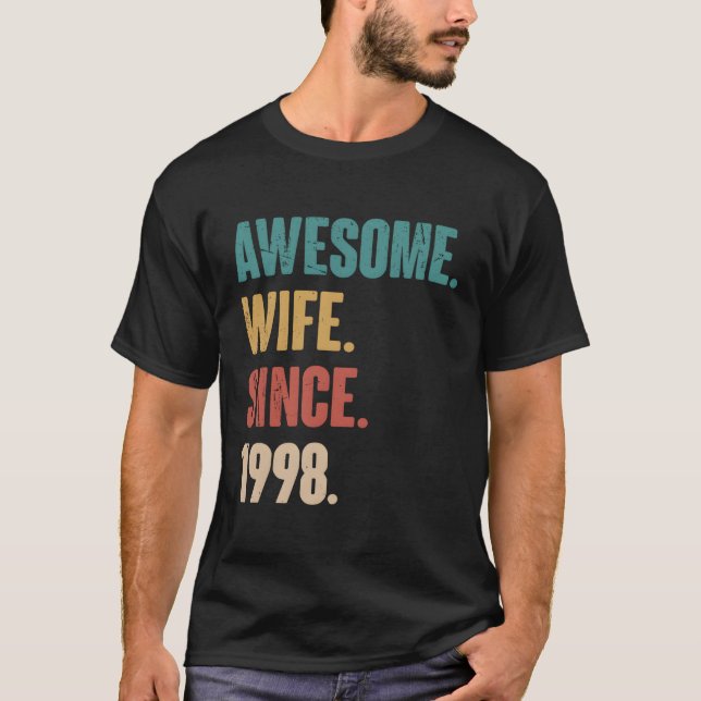 Camiseta Incrível Desde 1998 25 (Frente)