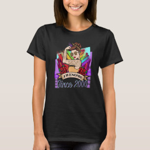 Camiseta Incrível Desde 2000 22 anos de idade Leopard 22º N