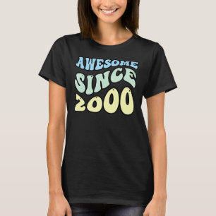 Camiseta Incrível Desde 2000 Vintage Retro Birthday