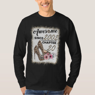 Camiseta Incrível Desde 2002 Capítulo 20 Calçados Leopardo