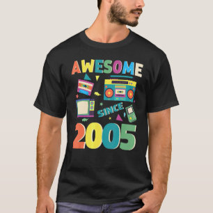 Camiseta Incrível desde 2005 Vintage 2005 17th Birthday 17 