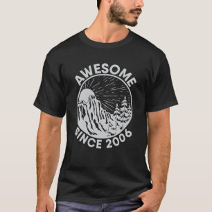 Camiseta Incrível Desde 2006, Nascer I do acampamento nas m