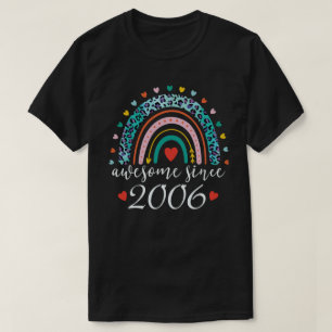 Camiseta Incrível desde 2006, Rainbow 16º Aniversário Ofert