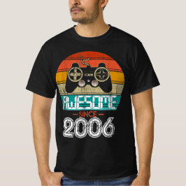 Camiseta Incrível Desde 2006, Vintage Retro 2006 Game, Happ