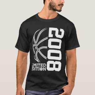 Camiseta Incrível Desde 2008 Birthday Bysketbyll Limited Ed
