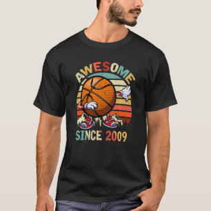 Camiseta Incrível Desde 2009, 111ruas Abbing Basball Birthd