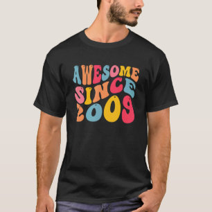 Camiseta Incrível Desde 2009, 13 Anos, Retro Vintage 13
