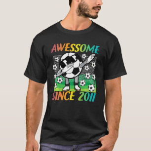 Camiseta Incrível Desde 2011, 10 Anos, 10 Anos, Socce De 10