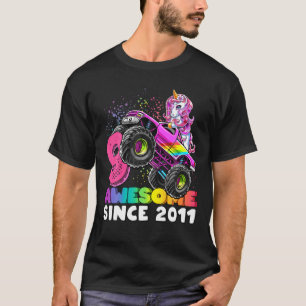 Camiseta Incrível desde 2011 Monster Unicorn Caminhão 9.