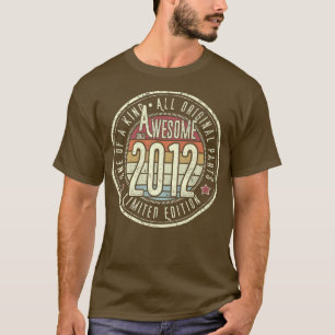Camiseta Incrível Desde 2012, 10.º Nascer De Aniversário Em