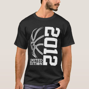 Camiseta Incrível Desde 2012, Birthday Bysketbyll Limited E