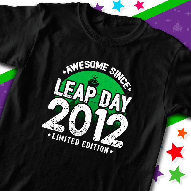 Camiseta Incrível Desde 2012 Dia do Ano Leap Fev 29 Anivers (Criador carregado)