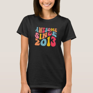 Camiseta Incrível Desde 2013, 9 Anos, Retro Vintage 9.º B