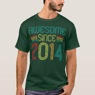 Camiseta Incrível Desde 2014, Retro 8 Anos Vintage 8th B