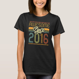 Camiseta Incrível Desde 2016, Aniversário De 6 Anos, 6 K