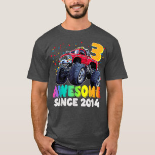 Camiseta Incrível Desde 2019, Caminhão Monstro aniversário 
