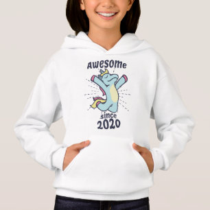 Camiseta Incrível Desde 2020 - Aniversário de Unicórnio Inf