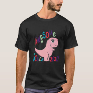 Camiseta Incrível Desde 2020 Dinossaur Dino Para Crianças G