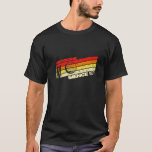 Camiseta Incrível Desde A Melhor De 1971 51ª Vintage Retro