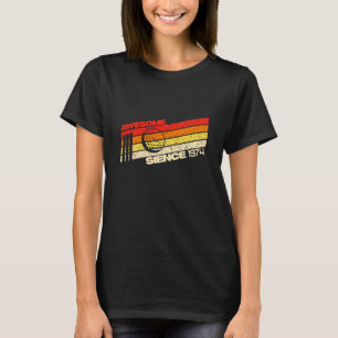 Camiseta Incrível Desde A Melhor De 1974, 48ª Vintage Retro