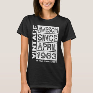 Camiseta Incrível desde abril de 1963 60º aniversário