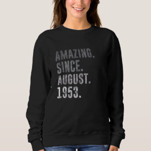 Camiseta Incrível desde agosto de 1953 69º aniversário Vint