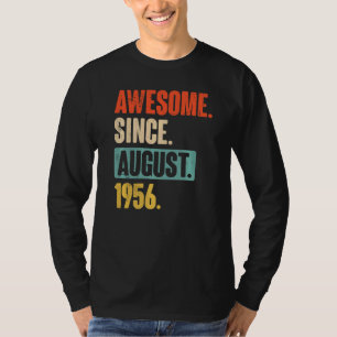 Camiseta Incrível desde agosto de 1956 66 anos 66 anos