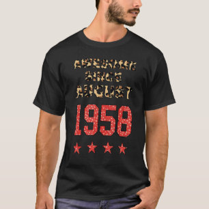 Camiseta Incrível Desde agosto de 1958 Leopard 1958 August
