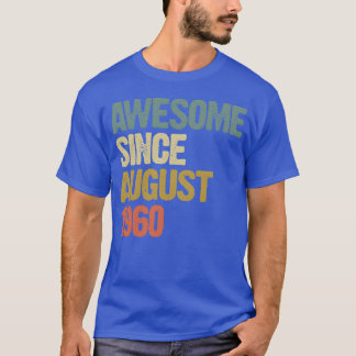 Camiseta Incrível desde agosto de 1960 menino