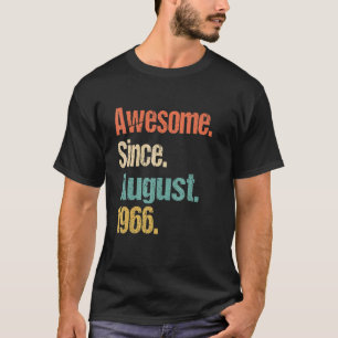Camiseta Incrível desde agosto de 1966, 56º aniversário, Vi