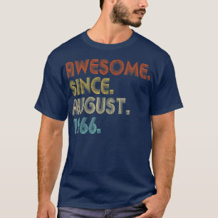Camiseta Incrível desde agosto de 1966 Vintage 56º aniversá
