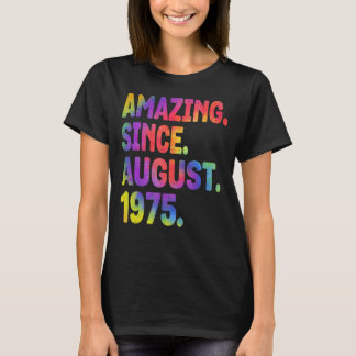Camiseta Incrível desde agosto de 1975, 48 anos, 48 anos, n