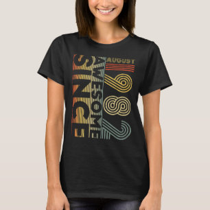 Camiseta Incrível Desde Agosto De 1982 41ruas Homens De Ani