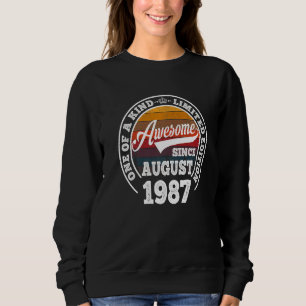 Camiseta Incrível desde agosto de 1987 35º aniversário 35 a