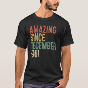 Camiseta Incrível desde dezembro de 1961 60º aniversário 60