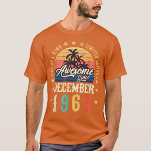 Camiseta Incrível desde dezembro de 1963 Vintage 58º aniver