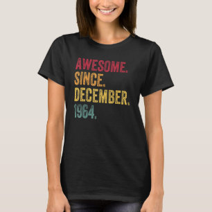 Camiseta Incrível desde dezembro de 1964 58º aniversário 58
