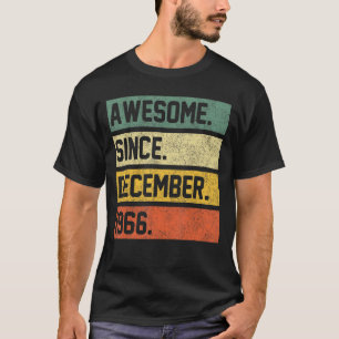 Camiseta Incrível Desde Dezembro De 1966 56 Anos 56 Anos