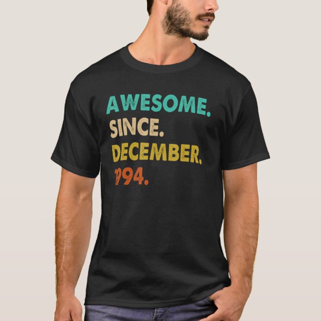 Camiseta Incrível Desde Dezembro De 1994 (Frente)