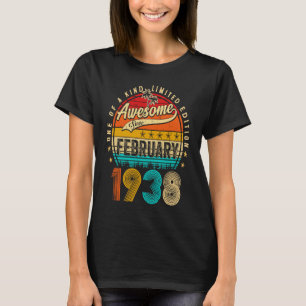 Camiseta Incrível Desde Fevereiro De 1938 85 Anos 85 Anos N