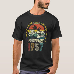 Camiseta Incrível desde fevereiro de 1957 Vintage 65º anive