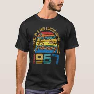 Camiseta Incrível Desde Fevereiro De 1967 56 Anos 56 Anos 5
