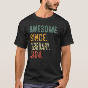 Camiseta Incrível desde fevereiro de 1984 39º Aniversário P