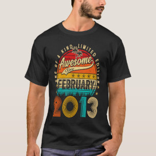 Camiseta Incrível Desde Fevereiro De 2013 10 Anos 10 Anos N