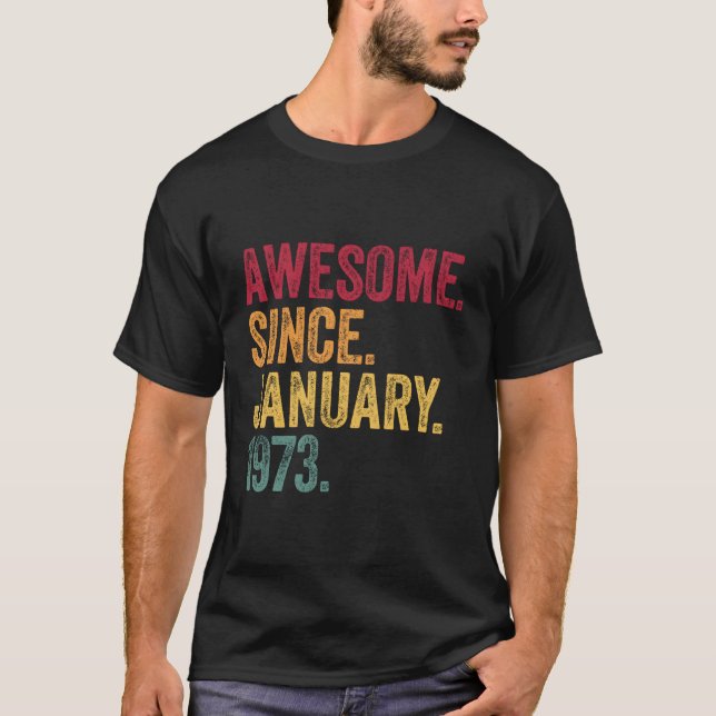 Camiseta Incrível Desde Janeiro De 1973 48º Relatório De Pr (Frente)