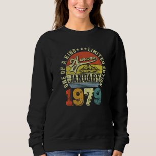 Camiseta Incrível Desde Janeiro de 1979 Único Edição Limita