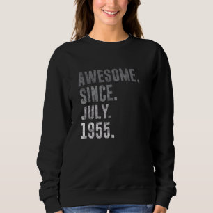 Camiseta Incrível desde julho de 1955 67º aniversário Vinta
